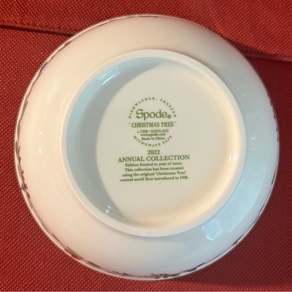 Spode 2022 Christmas Tree 6” Revere Bowl 🎄🎄🎄 - Picture 3 of 12